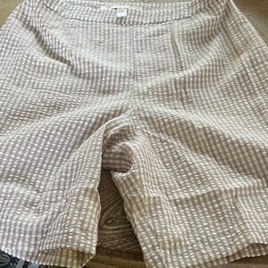 HUTCH..Women's Tan Striped Shorts